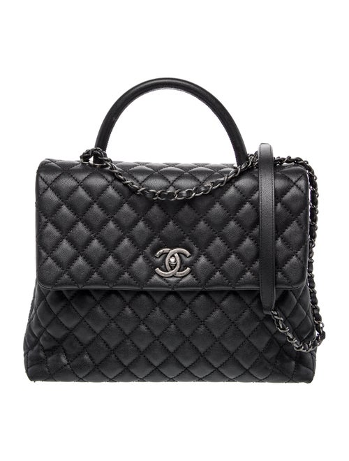 Chanel Large Coco Handle Flap Bag