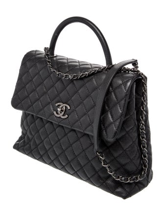 Chanel Large Coco Handle Flap Bag