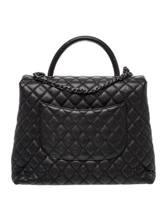 Chanel Large Coco Handle Flap Bag