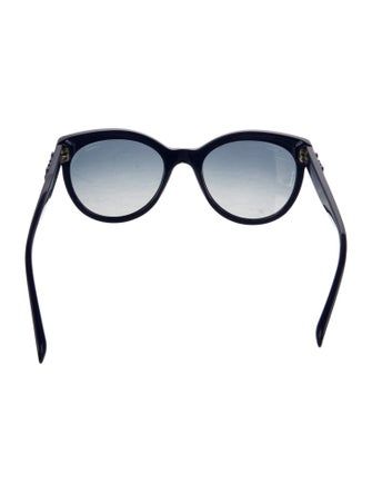 Chanel Interlocking CC Logo Wayfarer Sunglasses