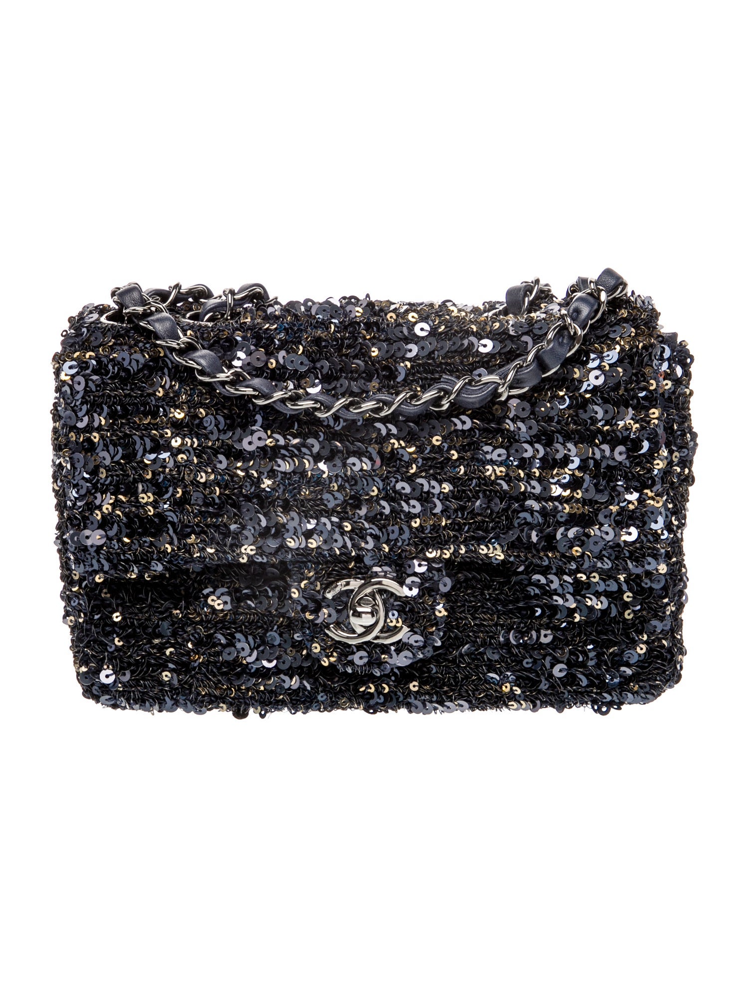 Chanel Sequin Rectangular Mini Flap Bag