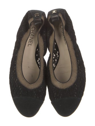 Chanel 2012 Interlocking CC Logo Flats