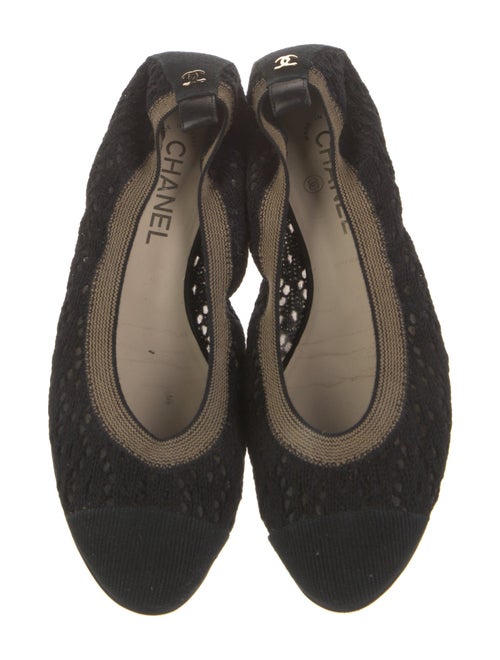 Chanel 2012 Interlocking CC Logo Flats