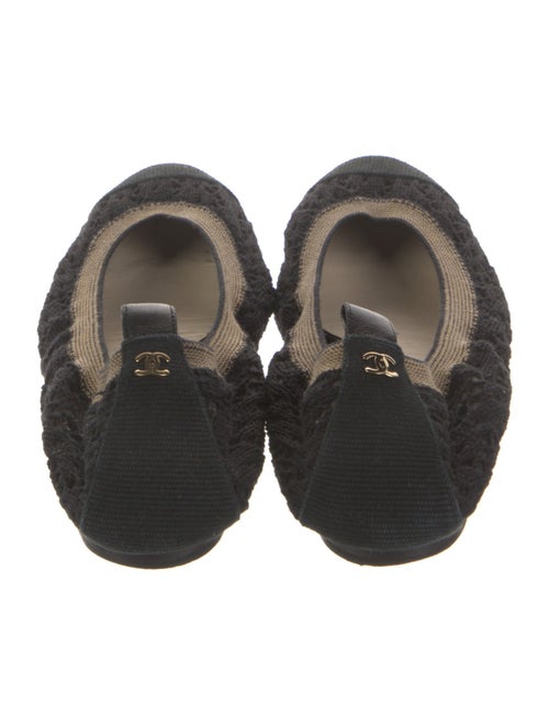 Chanel 2012 Interlocking CC Logo Flats