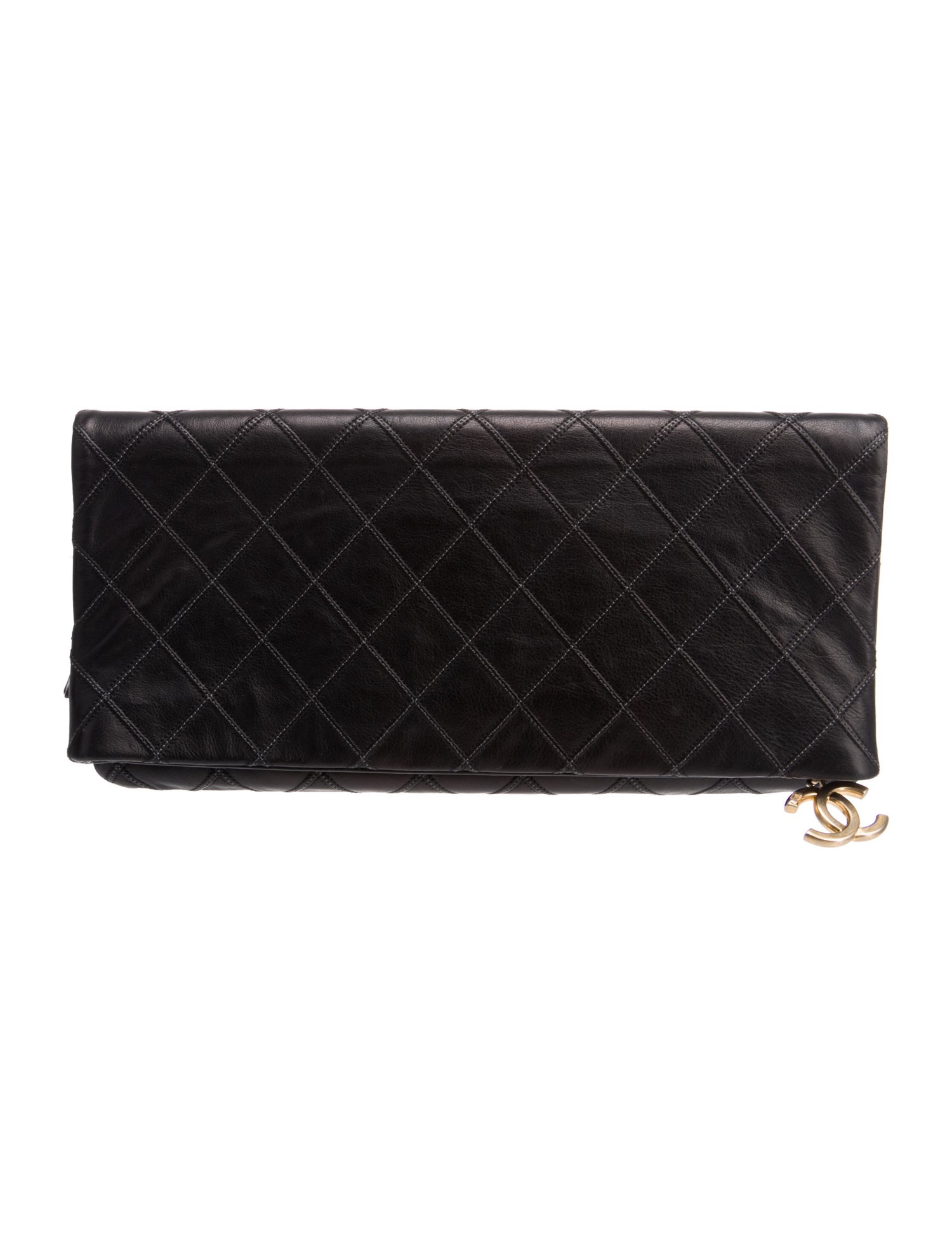 Chanel Thin City Fold-Over Clutch
