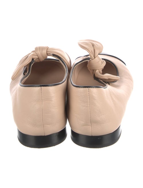 Chanel Interlocking CC Logo Leather Flats