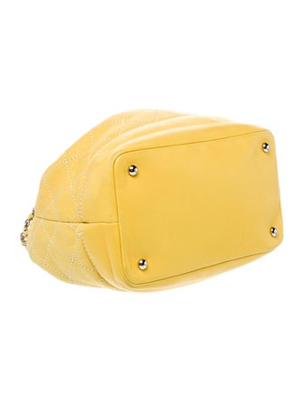 Chanel Surpique Drawstring Bucket Bag