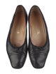 Chanel Leather Bow Accents Ballet Flats