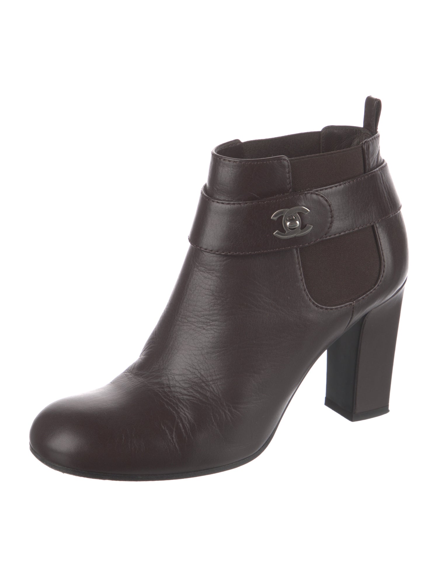 Chanel 2013 Interlocking CC Logo Boots