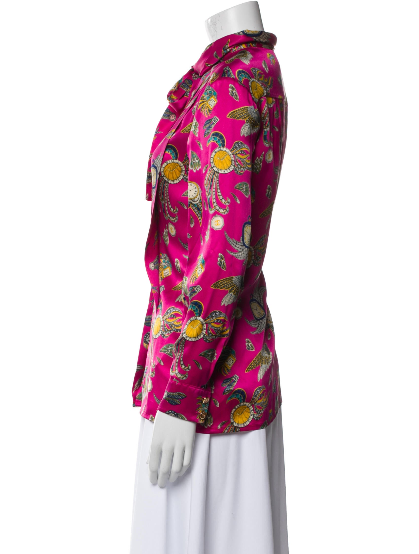 Chanel Vintage 1991 Button-Up Top