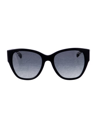 Chanel Interlocking CC Logo Cat-Eye Sunglasses