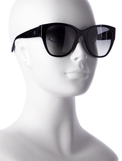 Chanel Interlocking CC Logo Cat-Eye Sunglasses