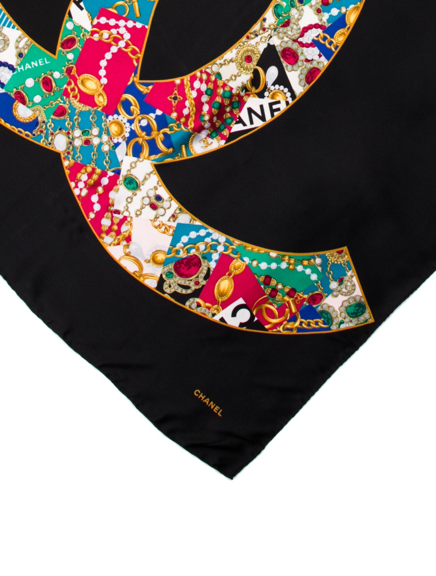 Chanel Silk Vintage Scarf