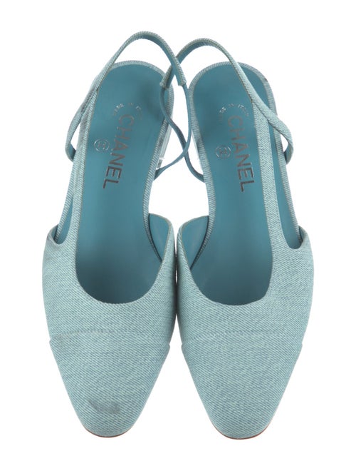 Chanel 2021 Interlocking CC Logo Slingback Sandals