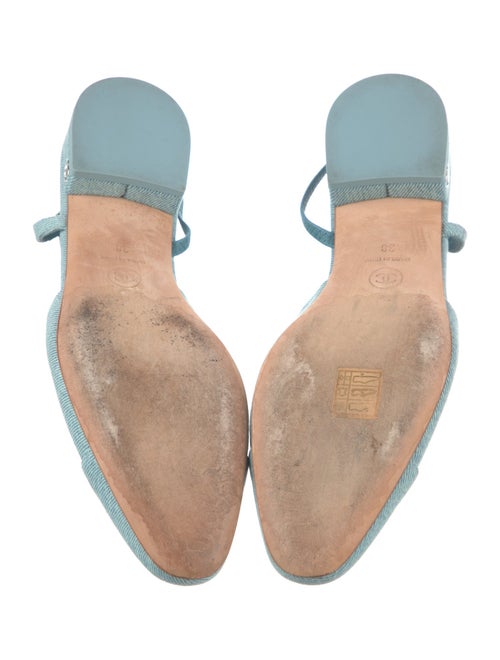 Chanel 2021 Interlocking CC Logo Slingback Sandals