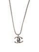 Chanel Strass CC 'Paris-Cosmopolite' Pendant Necklace