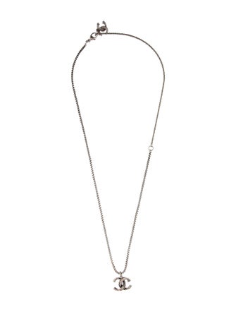 Chanel Strass CC 'Paris-Cosmopolite' Pendant Necklace