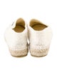 Chanel Interlocking CC Logo Tweed Espadrilles