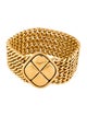 Chanel Four Leaf Clover Chain Link Bracelet