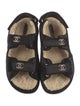 Chanel 2022 Interlocking CC Logo Slingback Sandals