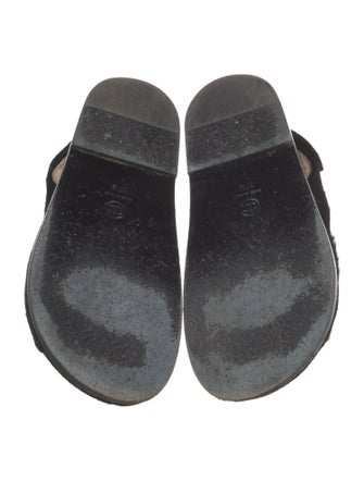 Chanel 2022 Interlocking CC Logo Slingback Sandals