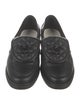 Chanel Interlocking CC Logo Leather Loafers