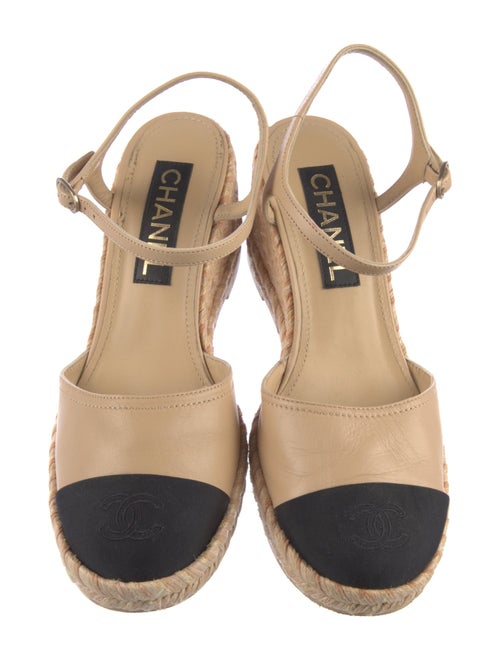 Chanel 2023 Interlocking CC Logo Espadrilles
