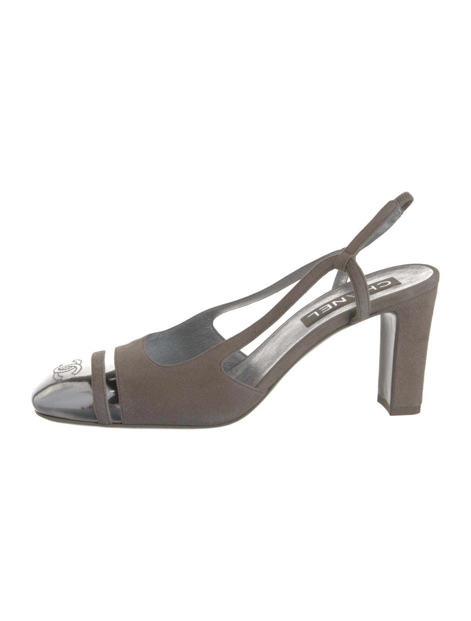 Chanel 2024 Interlocking CC Logo Slingback Pumps