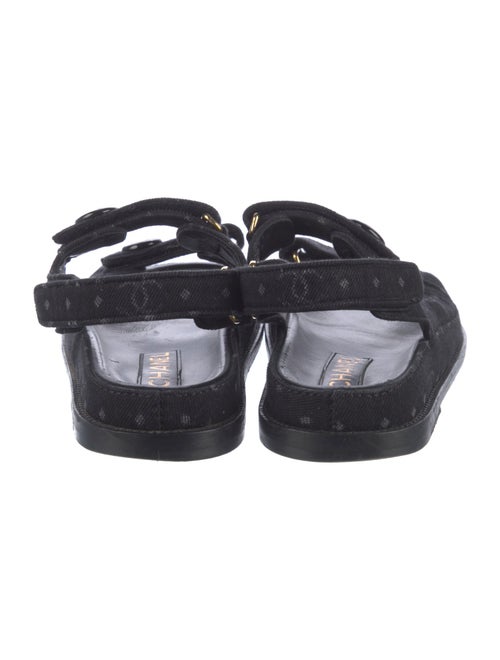 Chanel 2023 Interlocking CC Logo Slingback Sandals