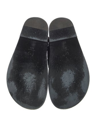 Chanel 2023 Interlocking CC Logo Slingback Sandals