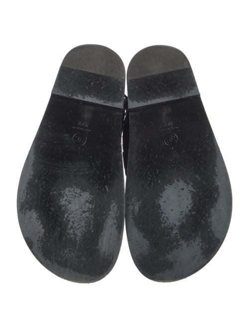 Chanel 2023 Interlocking CC Logo Slingback Sandals