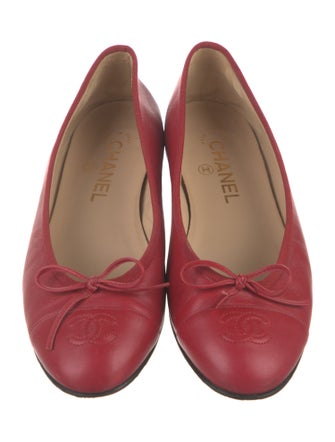 Chanel inter Karligraphy Accent Ballet Flats
