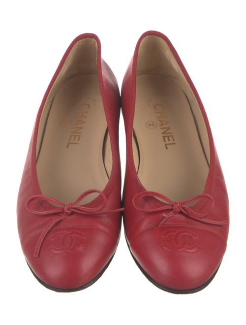 Chanel inter Karligraphy Accent Ballet Flats