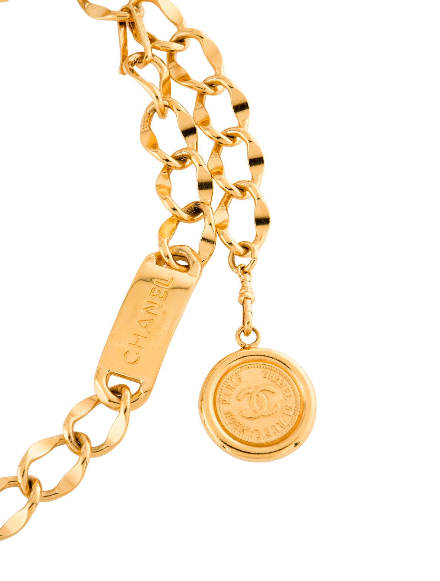 Chanel Vintage Skinny Waist Belt