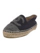 Chanel Interlocking CC Logo Wool Espadrilles