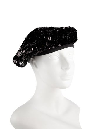 Chanel CC Sequin Beret