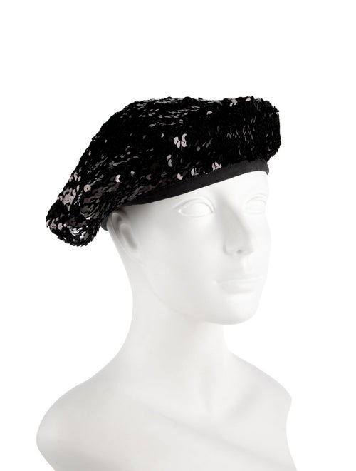 Chanel CC Sequin Beret