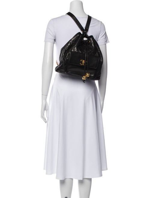 Chanel CC Drawstring Backpack