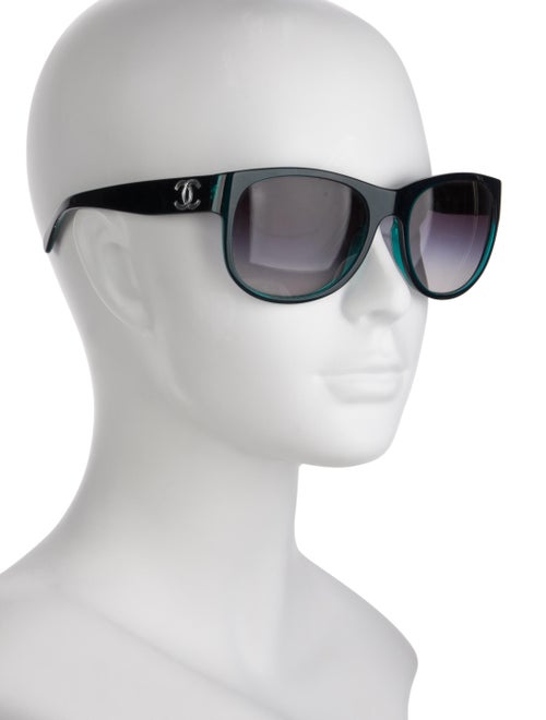Chanel Interlocking CC Logo Oversize Sunglasses