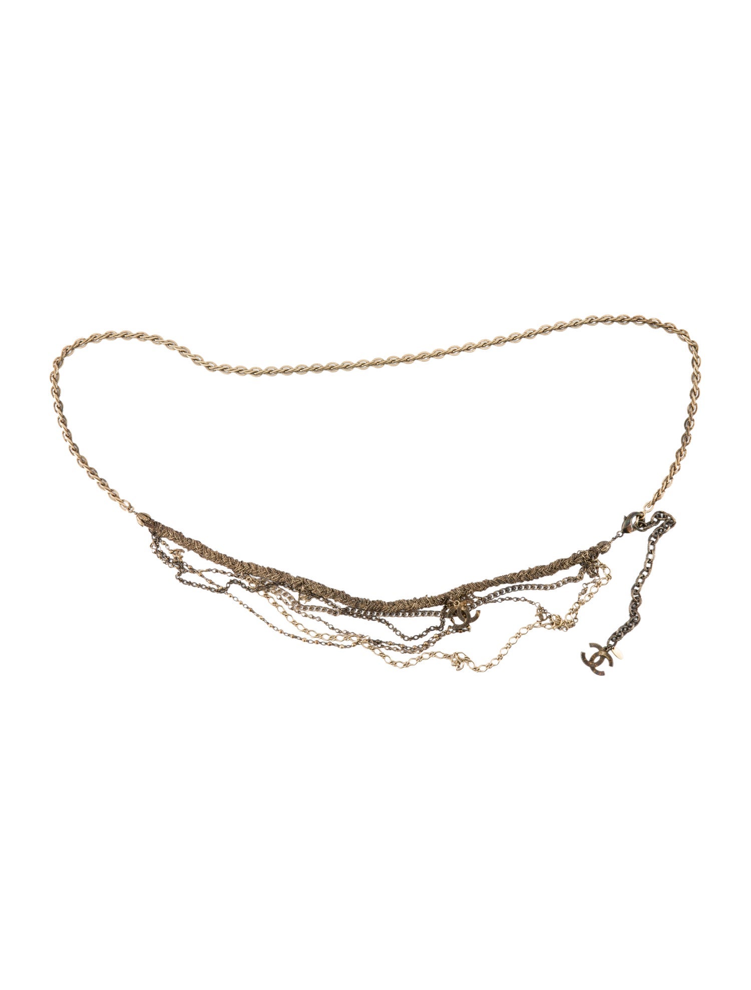 Chanel 2010 Interlocking CC Logo Chain-Link Belt