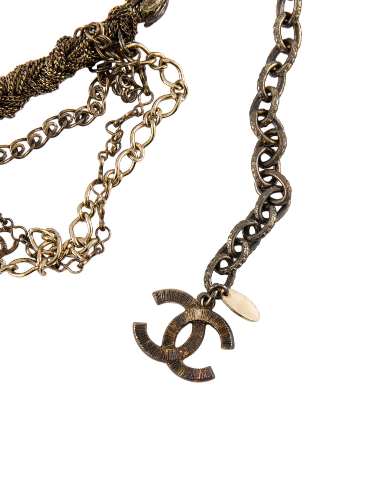 Chanel 2010 Interlocking CC Logo Chain-Link Belt