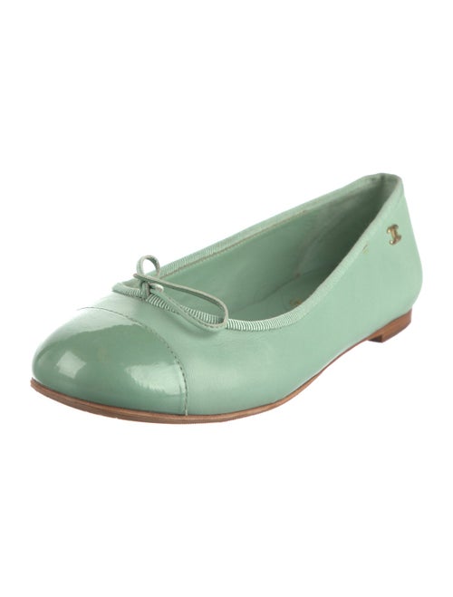 Chanel 2013 Interlocking CC Logo Ballet Flats