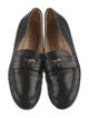Chanel Interlocking CC Logo Leather Loafers