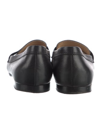 Chanel Interlocking CC Logo Leather Loafers