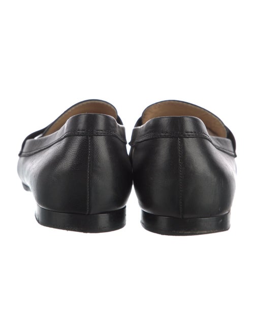 Chanel Interlocking CC Logo Leather Loafers