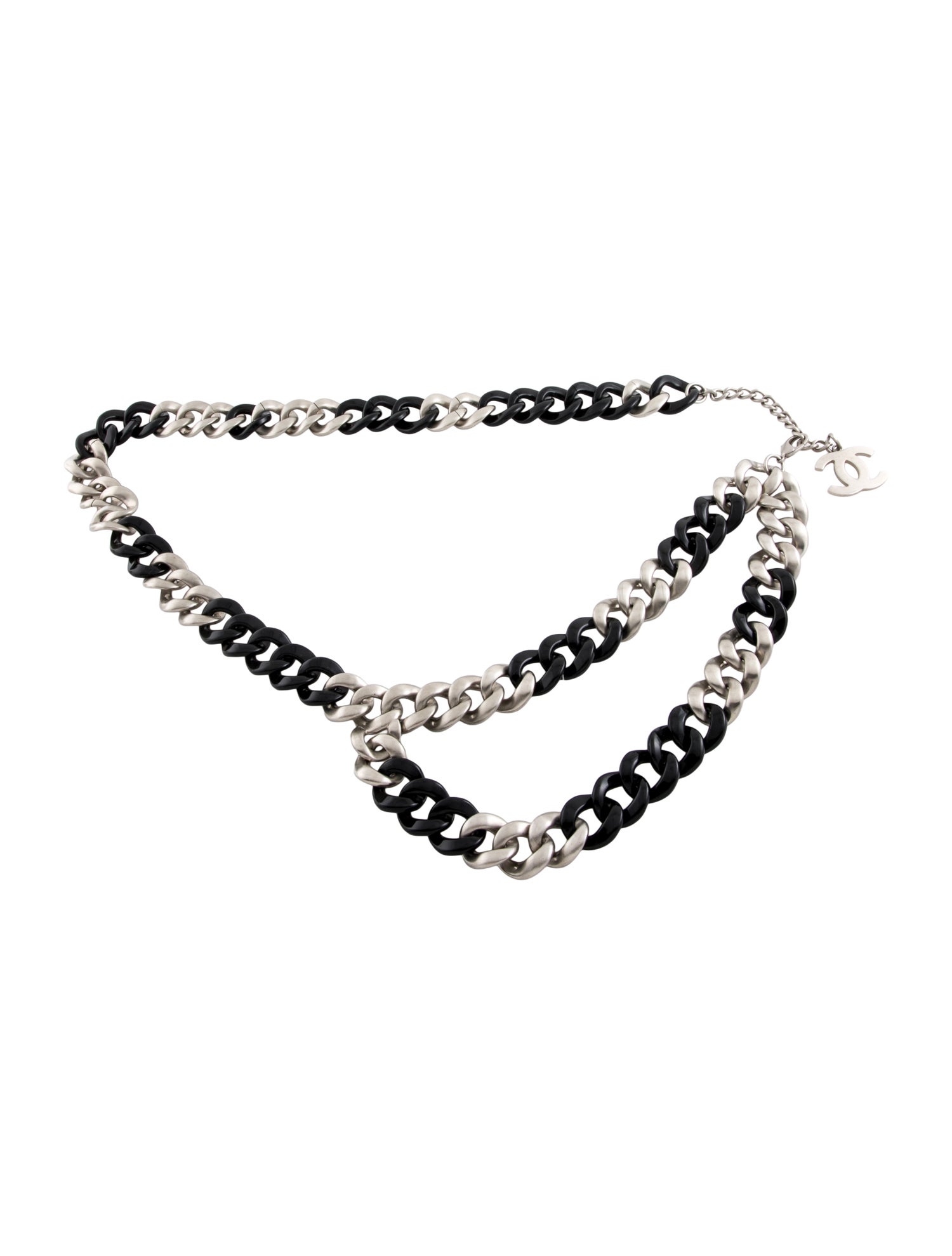 Chanel Vintage Interlocking CC Logo Chain-Link Belt