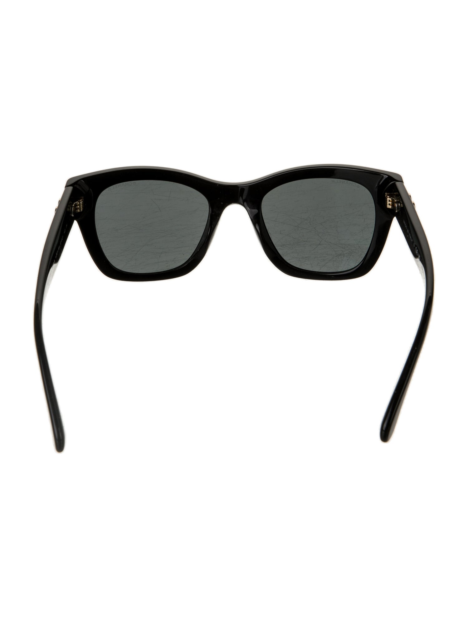 Chanel Interlocking CC Logo Wayfarer Sunglasses