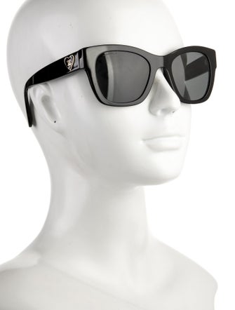 Chanel Interlocking CC Logo Wayfarer Sunglasses