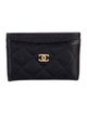Chanel 2015-2016 Quilted Classic Card Holder Card Holder