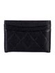 Chanel 2015-2016 Quilted Classic Card Holder Card Holder